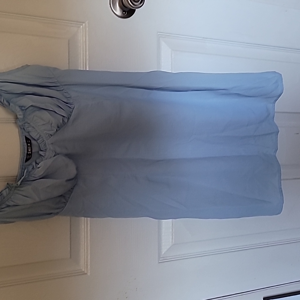 Large Baby blue Shein dress